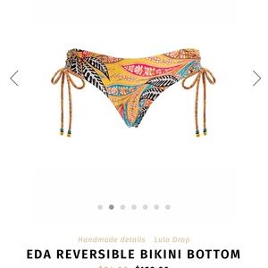 NWT Eda reversible bikini bottoms .  Brand New by Agua Bendita